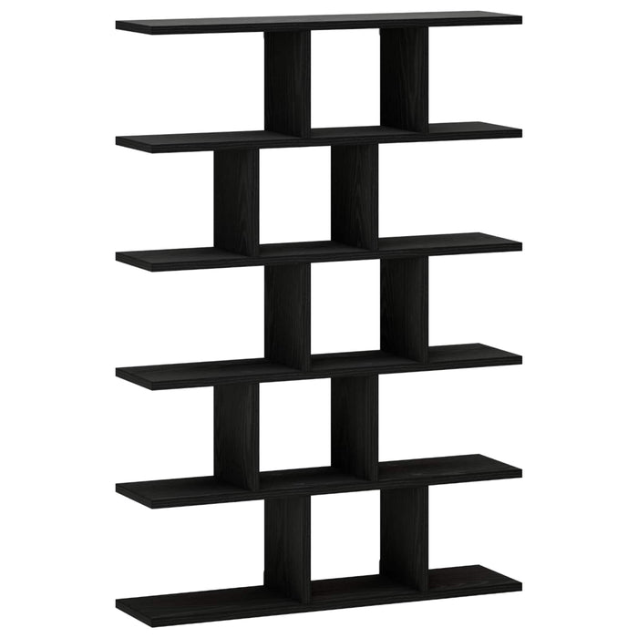 Raft de perete Stejar Negru 70 x 17 x 101 cm Lemn prelucrat WALTI