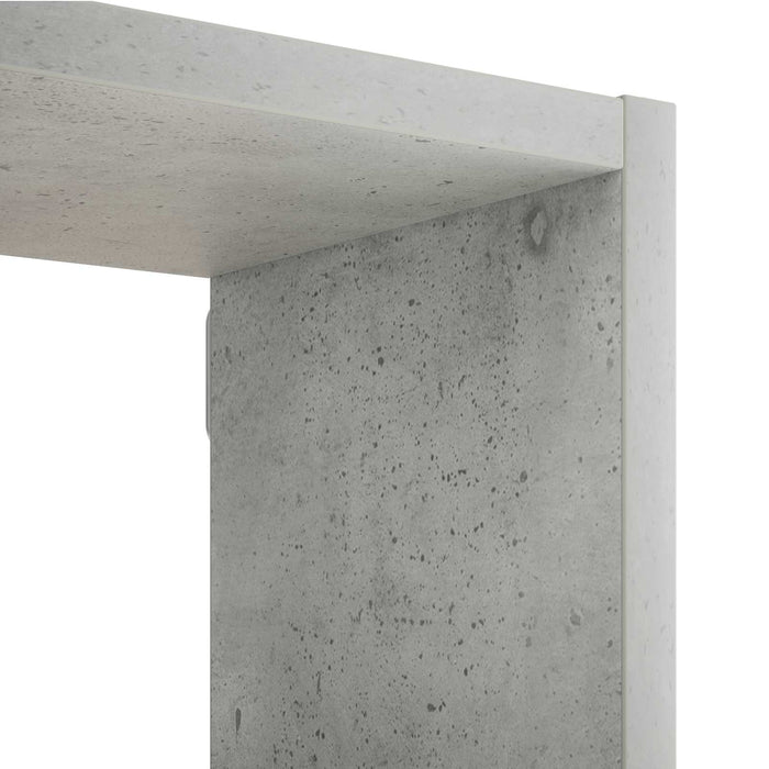 Raft de perete Gri Beton 70 x 17 x 101 cm Lemn prelucrat WALTI