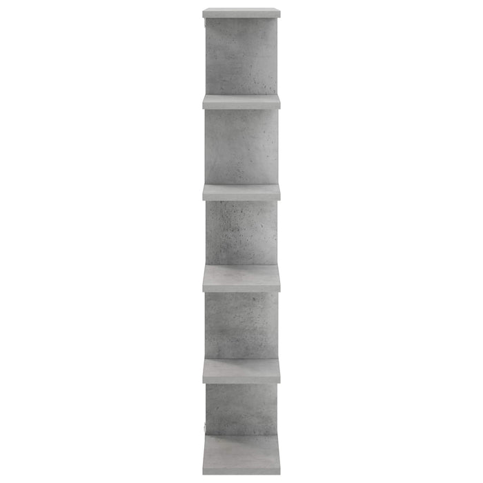 Raft de perete Gri Beton 70 x 17 x 101 cm Lemn prelucrat WALTI
