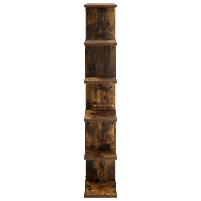 Raft de perete Stejar fumuriu 70 x 17 x 101 cm Lemn prelucrat WALTI
