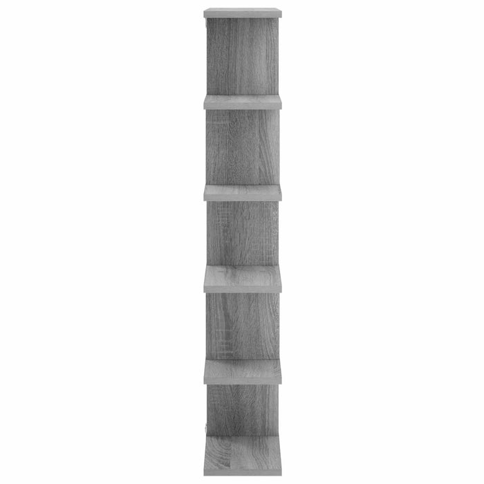 Raft de perete Sonoma gri 70 x 17 x 101 cm Lemn prelucrat WALTI