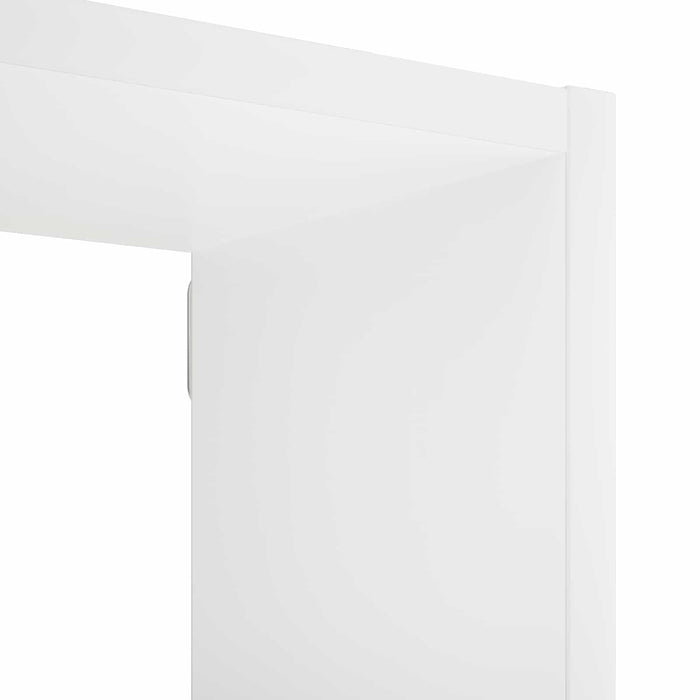 Raft de perete Alb 70 x 17 x 101 cm Lemn prelucrat WALTI