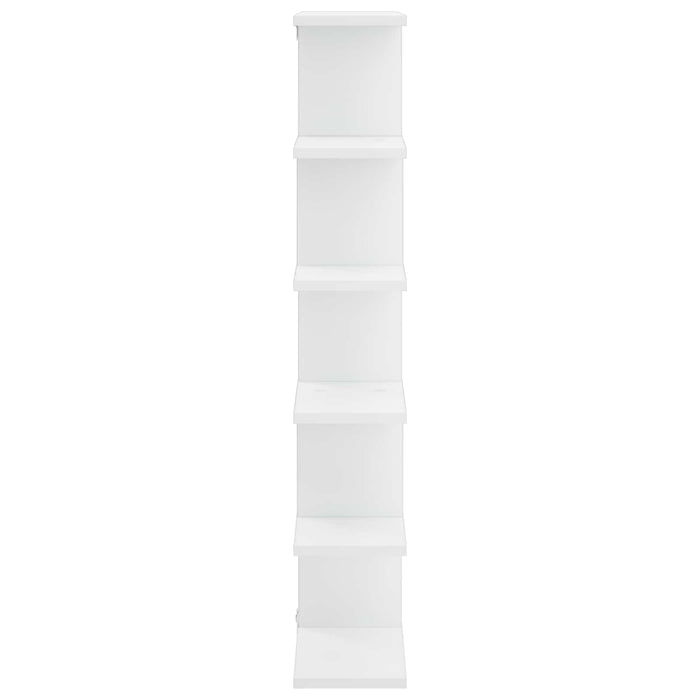 Raft de perete Alb 70 x 17 x 101 cm Lemn prelucrat WALTI