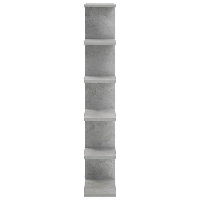 Raft de perete Gri Beton 70 x 17 x 101 cm Lemn prelucrat WALTI