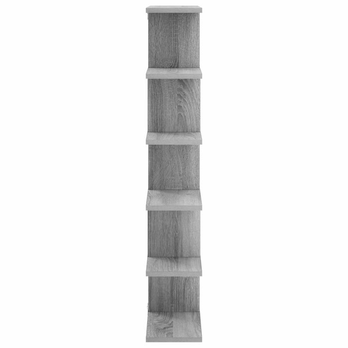 Raft de perete Sonoma gri 70 x 17 x 101 cm Lemn prelucrat WALTI