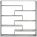 Raft de perete Gri Beton 103 x 17 x 102 cm Lemn prelucrat - WALTI WALTI
