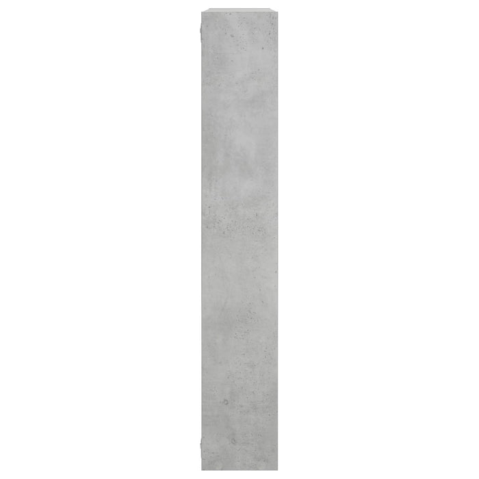 Raft de perete Gri Beton 103 x 17 x 102 cm Lemn prelucrat - WALTI WALTI