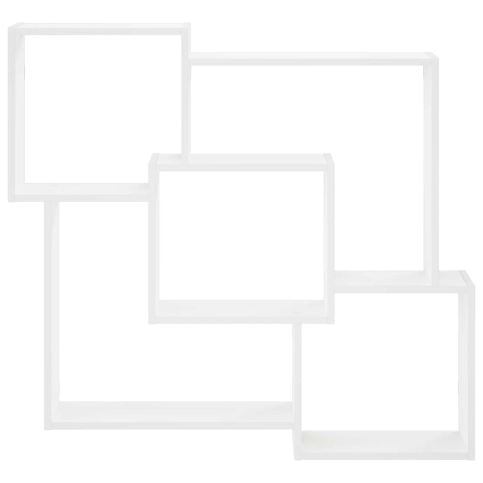 Raft de perete Alb 98 x 17 x 91 cm Lemn prelucrat WALTI