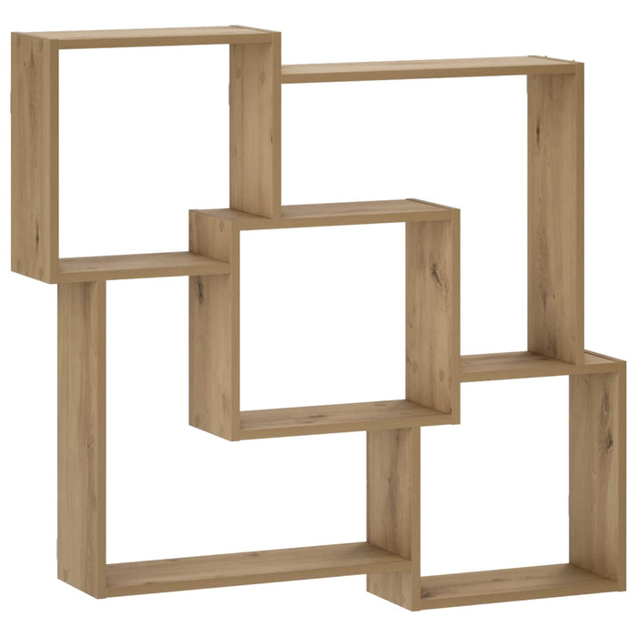 Raft de perete Stejar Artizanal 98 x 17 x 91 cm Lemn prelucrat - WALTI WALTI