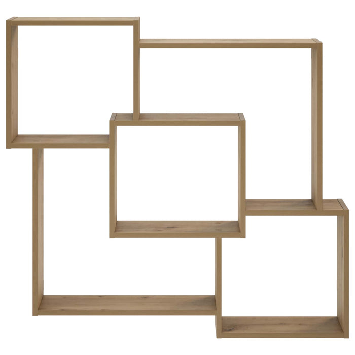 Raft de perete Stejar Artizanal 98 x 17 x 91 cm Lemn prelucrat - WALTI WALTI