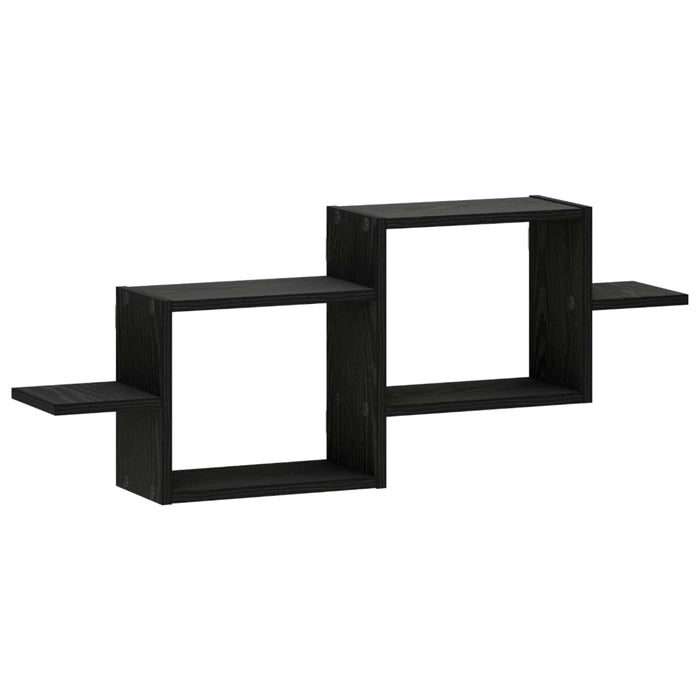 Raft de perete Stejar Negru 95 x 17 x 37 cm Lemn prelucrat WALTI