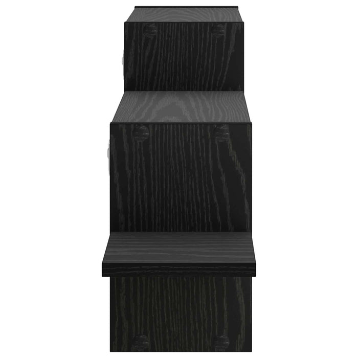 Raft de perete Stejar Negru 95 x 17 x 37 cm Lemn prelucrat WALTI