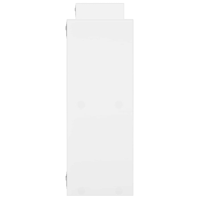 Raft de perete Alb 78.5 x 17 x 45 cm Lemn prelucrat WALTI