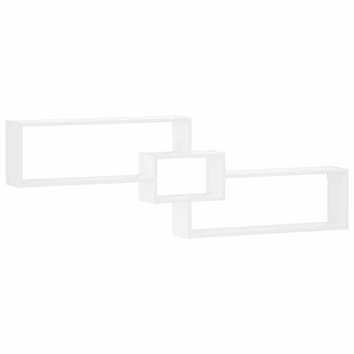 Raft de perete Alb 158 x 17 x 53 cm Lemn prelucrat WALTI