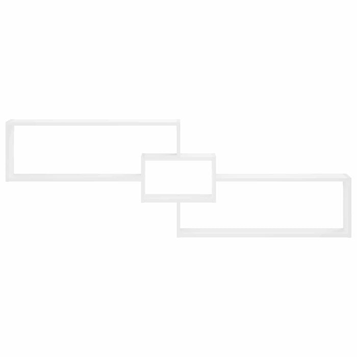 Raft de perete Alb 158 x 17 x 53 cm Lemn prelucrat WALTI