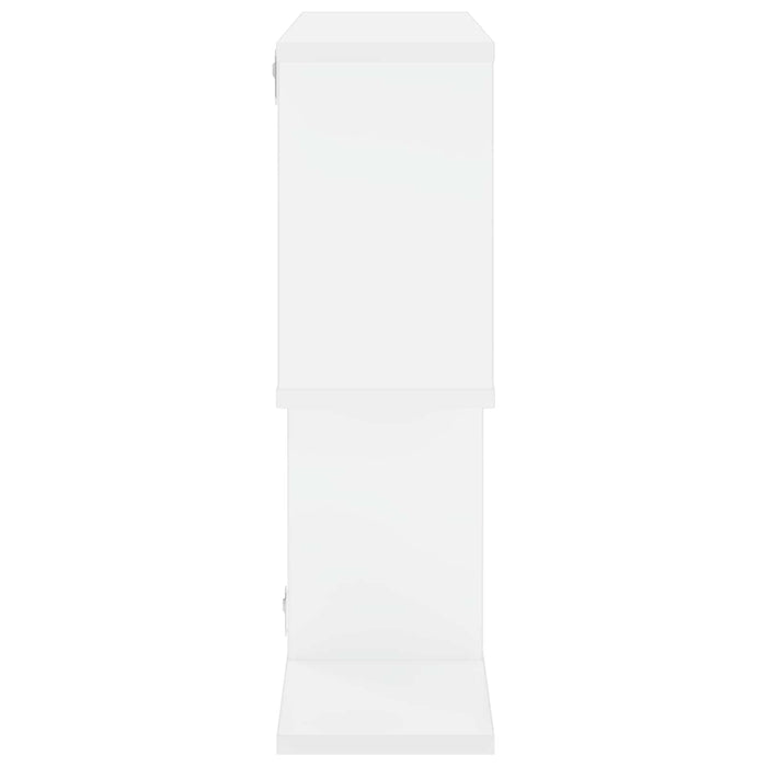 Raft de perete Alb 72 x 17 x 55.5 cm Lemn prelucrat WALTI