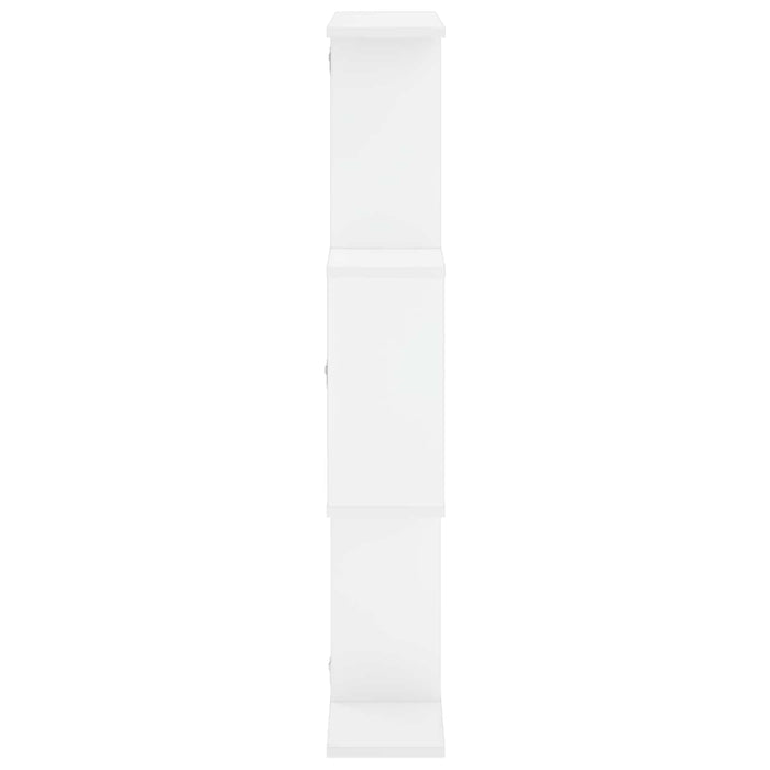Raft de perete Alb 72 x 17 x 105 cm Lemn prelucrat WALTI