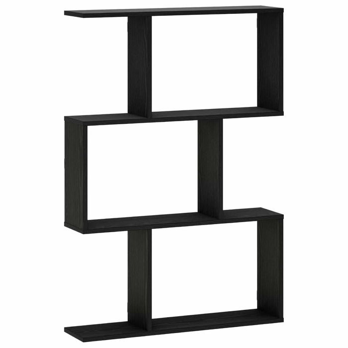 Raft de perete Stejar Negru 72 x 17 x 105 cm Lemn prelucrat WALTI