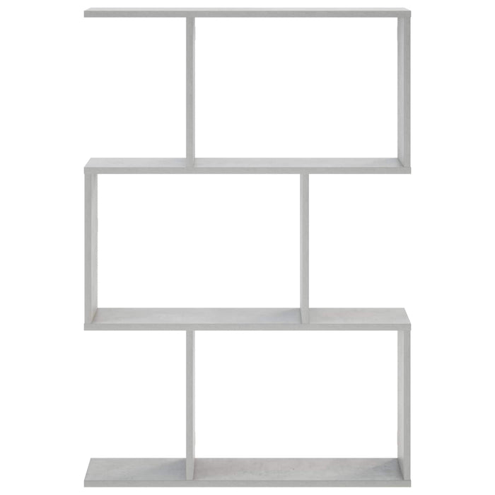 Raft de perete Gri Beton 72 x 17 x 105 cm Lemn prelucrat WALTI
