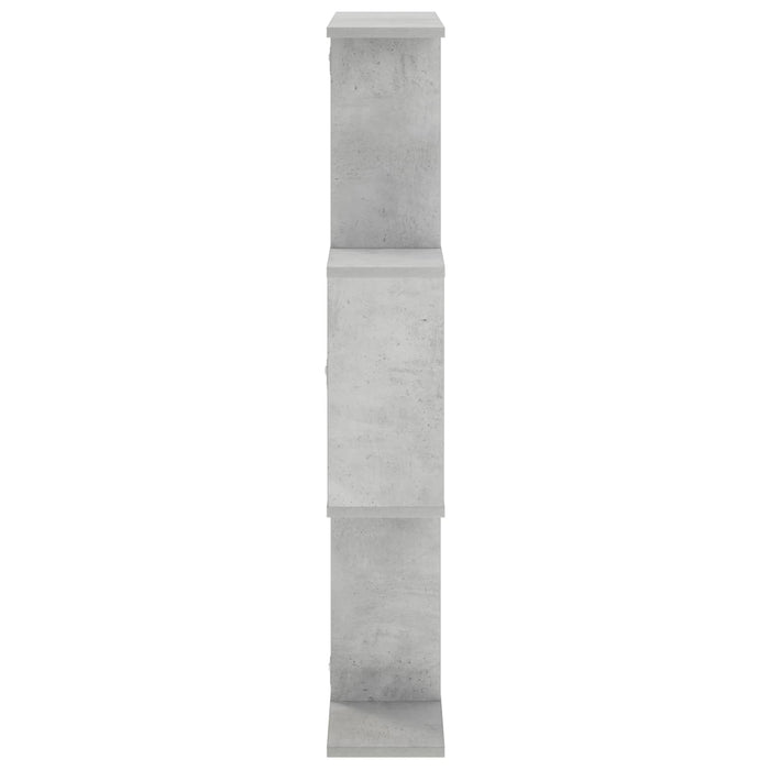 Raft de perete Gri Beton 72 x 17 x 105 cm Lemn prelucrat WALTI