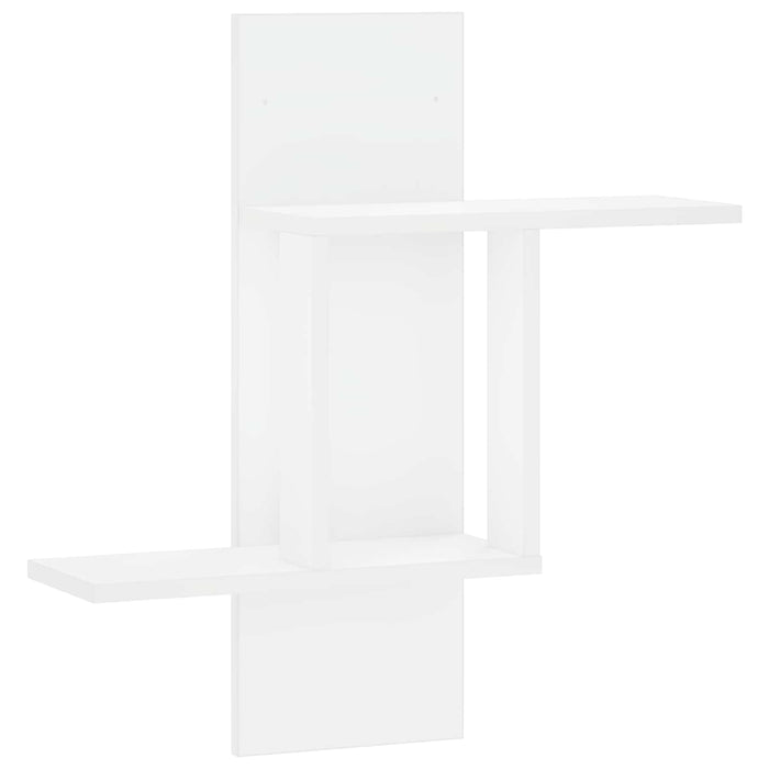 Raft de perete Alb 59 x 17 x 63 cm Lemn prelucrat WALTI