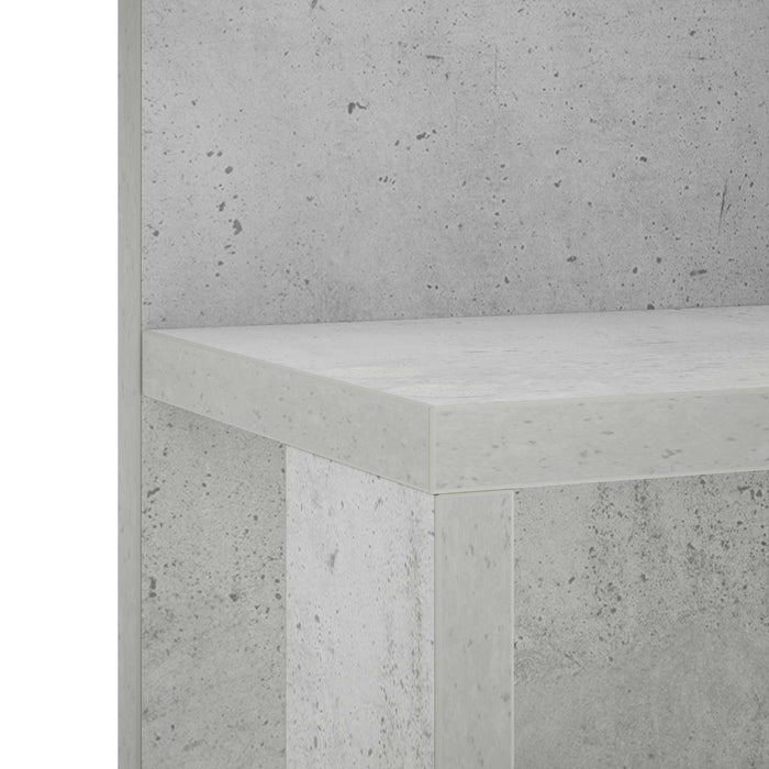 Raft de perete Gri Beton 59 x 17 x 63 cm Lemn prelucrat WALTI