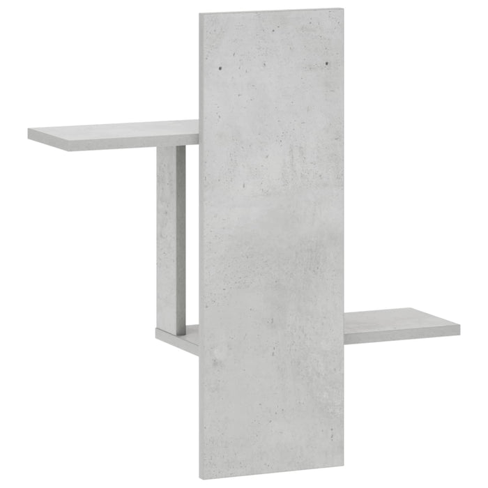 Raft de perete Gri Beton 59 x 17 x 63 cm Lemn prelucrat WALTI
