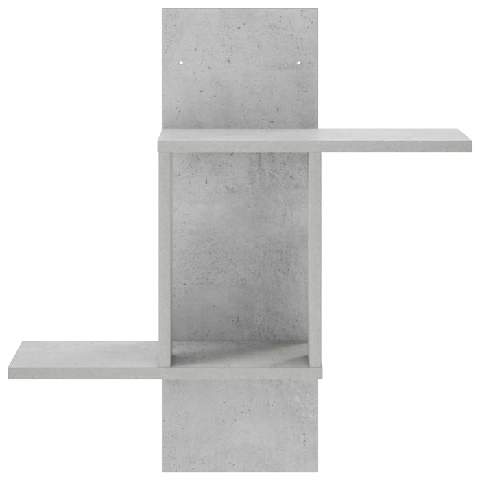 Raft de perete Gri Beton 59 x 17 x 63 cm Lemn prelucrat WALTI