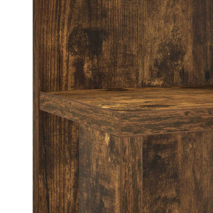 Raft de perete Stejar fumuriu 59 x 17 x 63 cm Lemn prelucrat WALTI