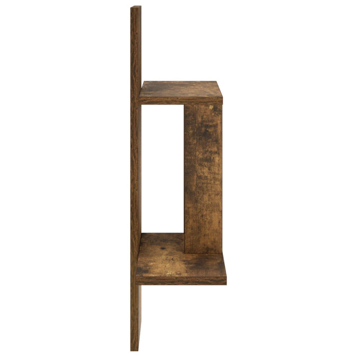 Raft de perete Stejar fumuriu 59 x 17 x 63 cm Lemn prelucrat WALTI