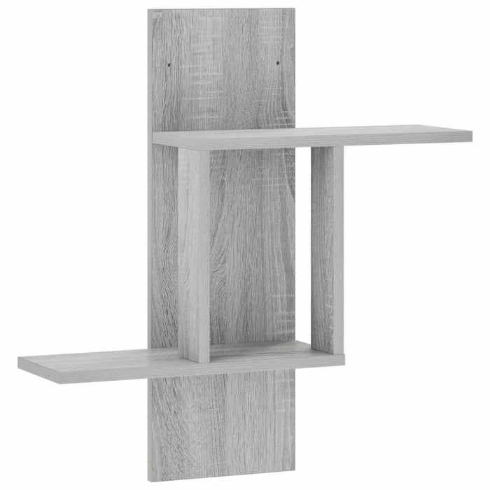 Raft de perete Sonoma gri 59 x 17 x 63 cm Lemn prelucrat WALTI