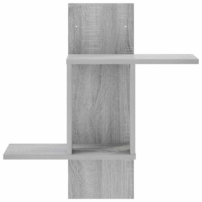 Raft de perete Sonoma gri 59 x 17 x 63 cm Lemn prelucrat WALTI