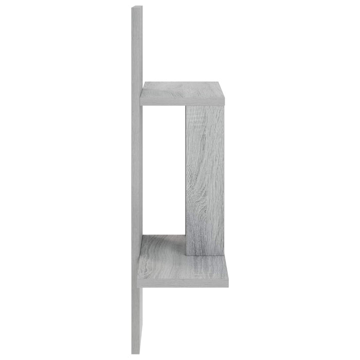 Raft de perete Sonoma gri 59 x 17 x 63 cm Lemn prelucrat WALTI