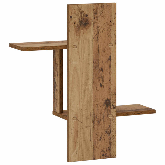Raft de perete Lemn vechi 59 x 17 x 63 cm Lemn prelucrat WALTI