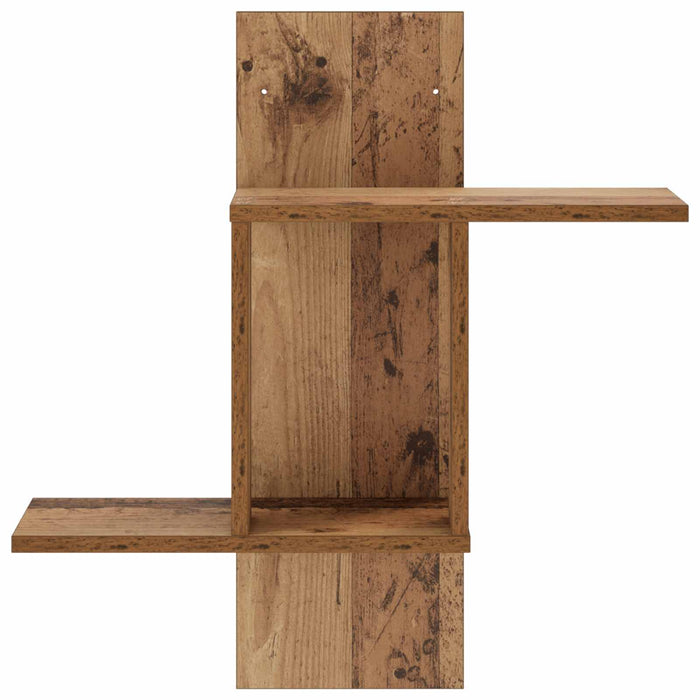 Raft de perete Lemn vechi 59 x 17 x 63 cm Lemn prelucrat WALTI