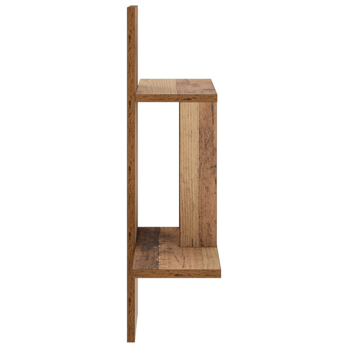 Raft de perete Lemn vechi 59 x 17 x 63 cm Lemn prelucrat WALTI