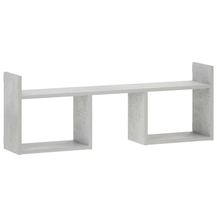 Raft de perete Gri Beton 90 x 17 x 32 cm Lemn prelucrat WALTI