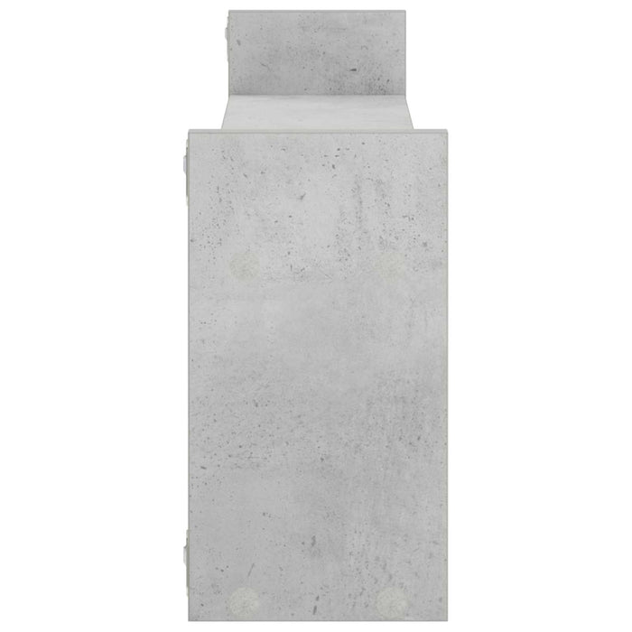 Raft de perete Gri Beton 90 x 17 x 32 cm Lemn prelucrat WALTI