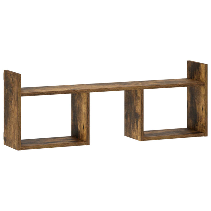 Raft de perete Stejar fumuriu 90 x 17 x 32 cm Lemn prelucrat WALTI