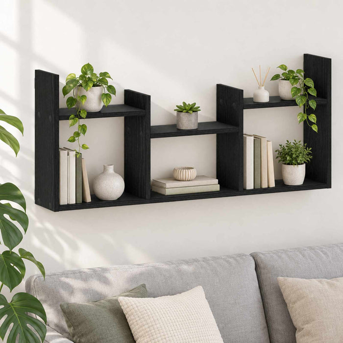 Raft de perete Stejar Negru 97,5 x 17 x 40 cm Lemn prelucrat WALTI