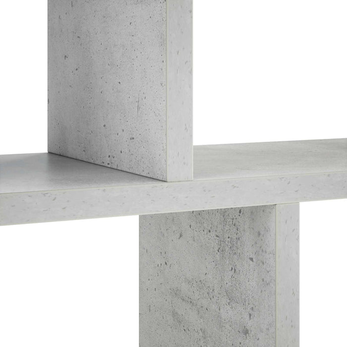 Raft de perete Gri Beton 100 x 17 x 45.5 cm Lemn prelucrat WALTI