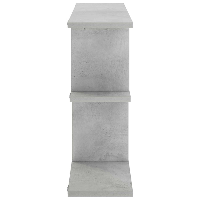 Raft de perete Gri Beton 100 x 17 x 45.5 cm Lemn prelucrat WALTI