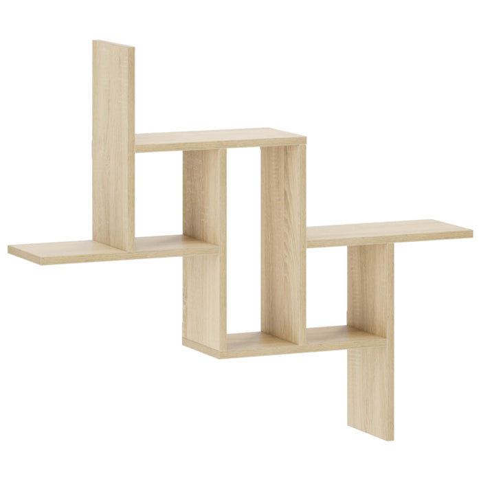 Raft de perete Stejar Sonoma 87 x 17 x 75 cm Lemn prelucrat WALTI