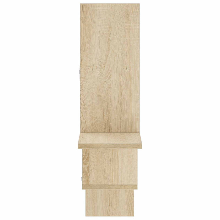 Raft de perete Stejar Sonoma 87 x 17 x 75 cm Lemn prelucrat WALTI