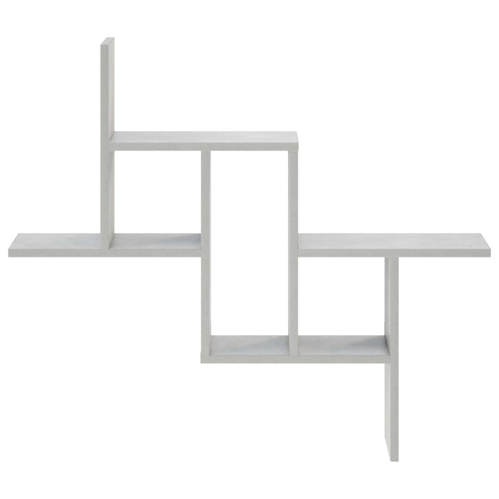 Raft de perete Gri Beton 87 x 17 x 75 cm Lemn prelucrat WALTI