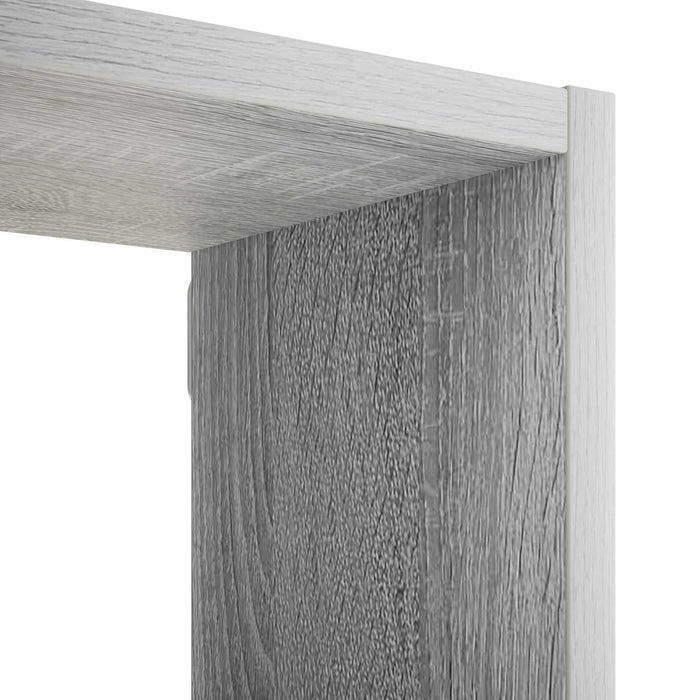 Raft de perete Sonoma gri 87 x 17 x 75 cm Lemn prelucrat WALTI