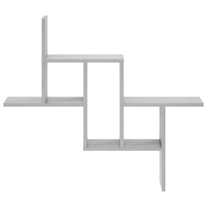 Raft de perete Sonoma gri 87 x 17 x 75 cm Lemn prelucrat WALTI