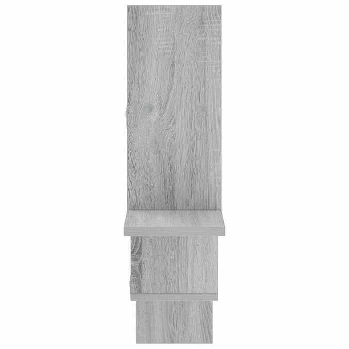 Raft de perete Sonoma gri 87 x 17 x 75 cm Lemn prelucrat WALTI