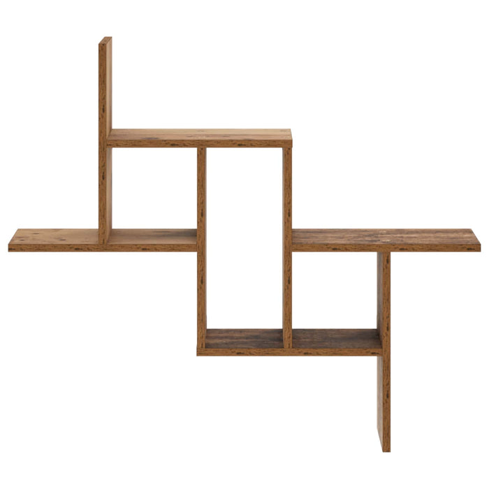 Raft de perete Lemn vechi 87 x 17 x 75 cm Lemn prelucrat WALTI