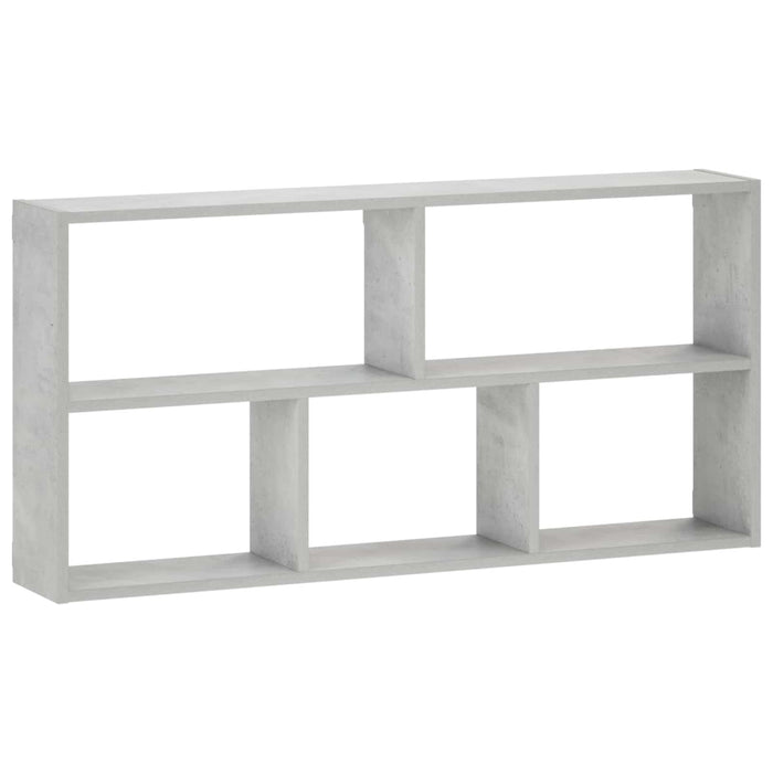 Raft de perete Gri Beton 102 x 17 x 50 cm Lemn prelucrat WALTI